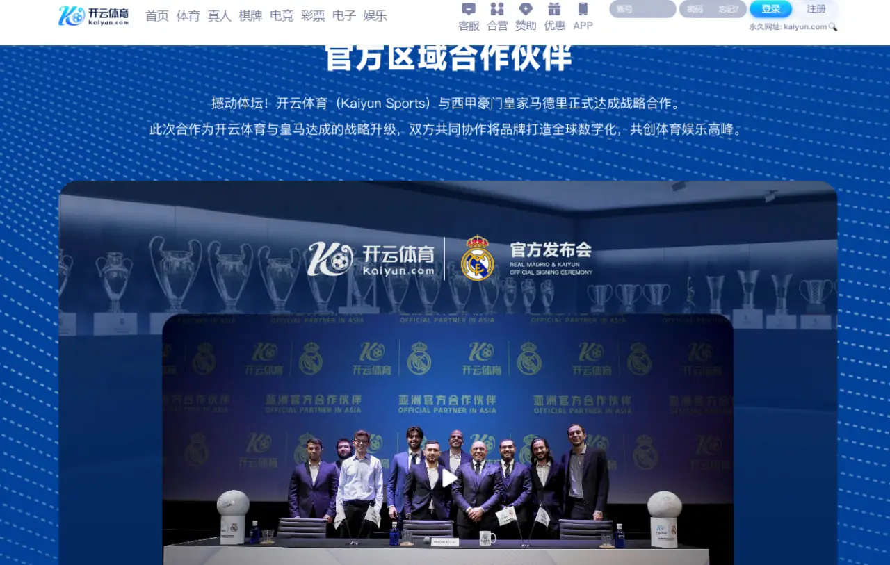 开云娱乐赞助皇家马德里的市场背景解析